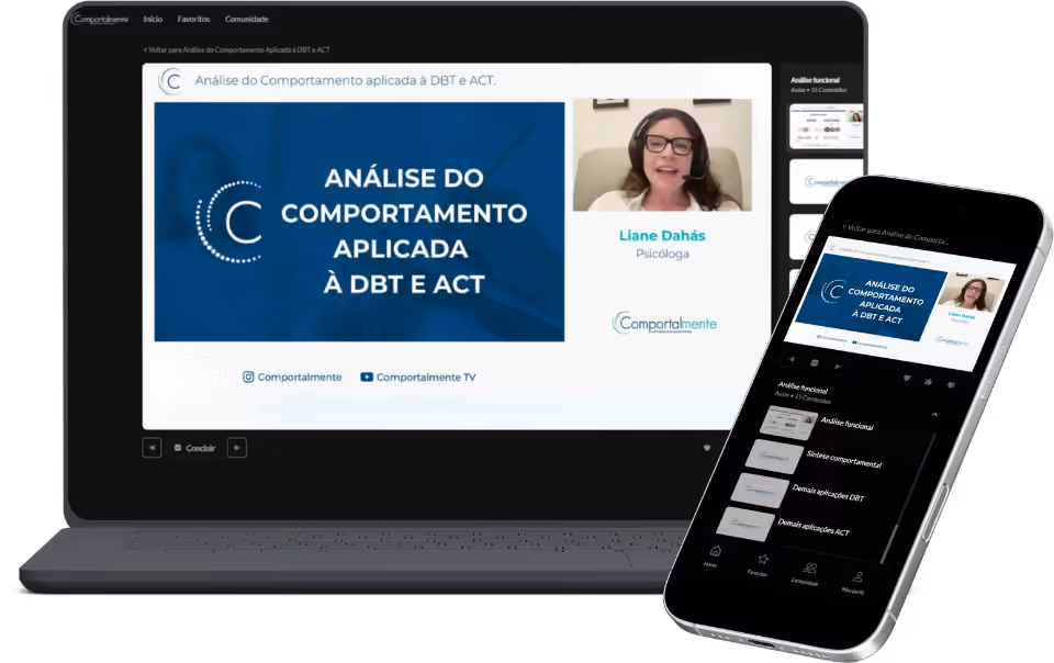 Pós-Graduação em DBT & ACT na plataforma de ensino