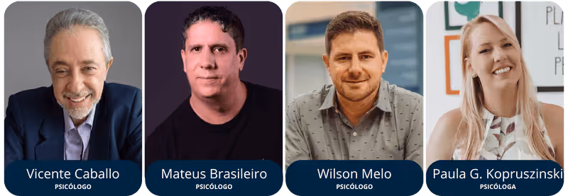 Professores da Pós-GRADUAÇÃO em Treinamento de Habilidades Sociais